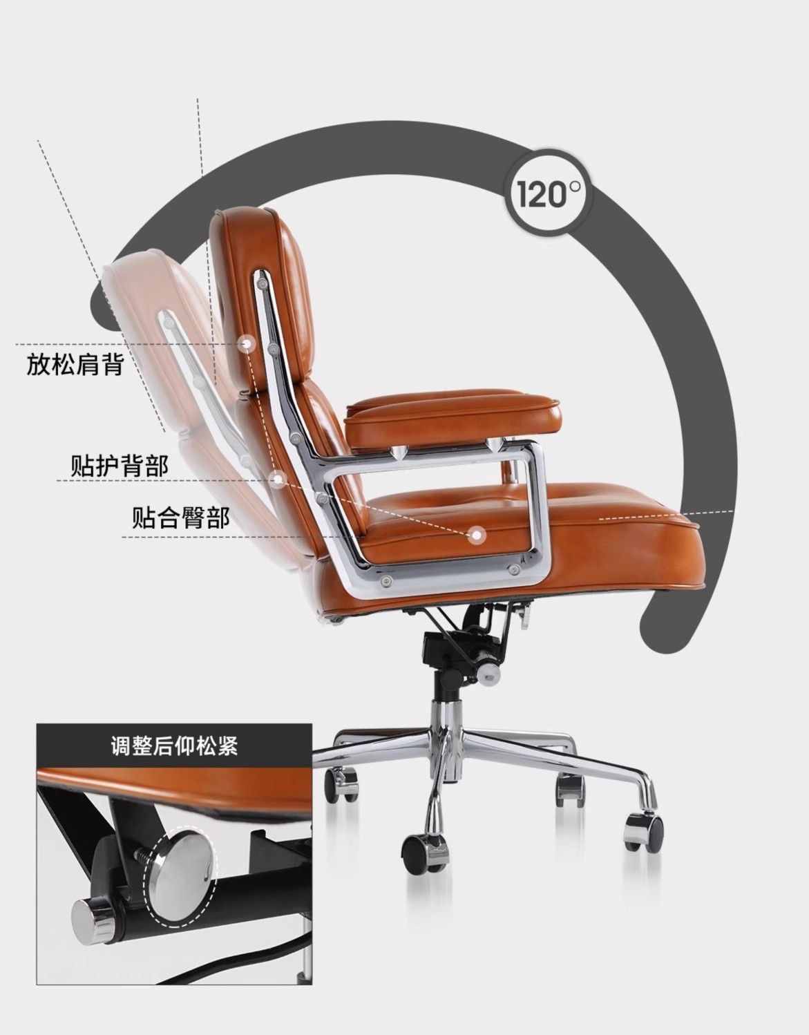 Офисное кресло руководителя Robin Chair Yuefan