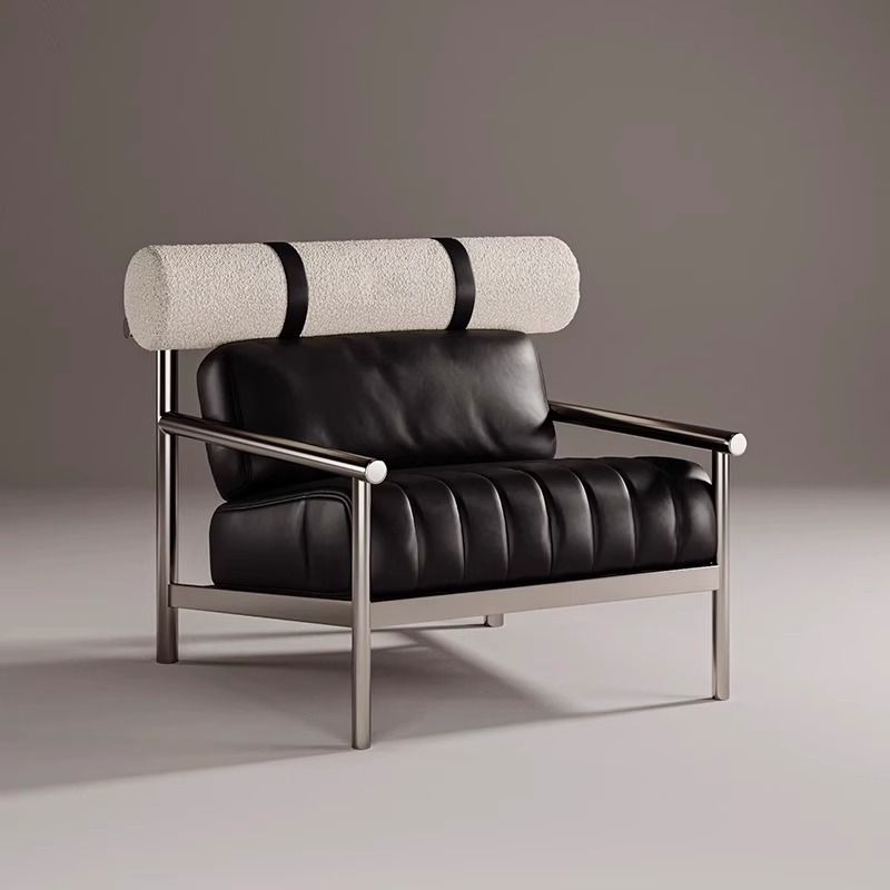 Дизайнерское кресло Bauhaus из нержавеющей стали