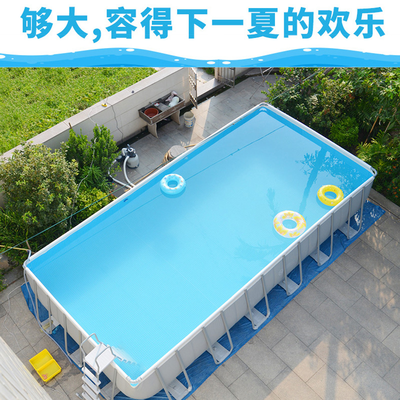 Intel Children's Swimming Pool Bestway Adult Stand Swimming Pool Large Fish Keeping Pet Baby Bathing Pool