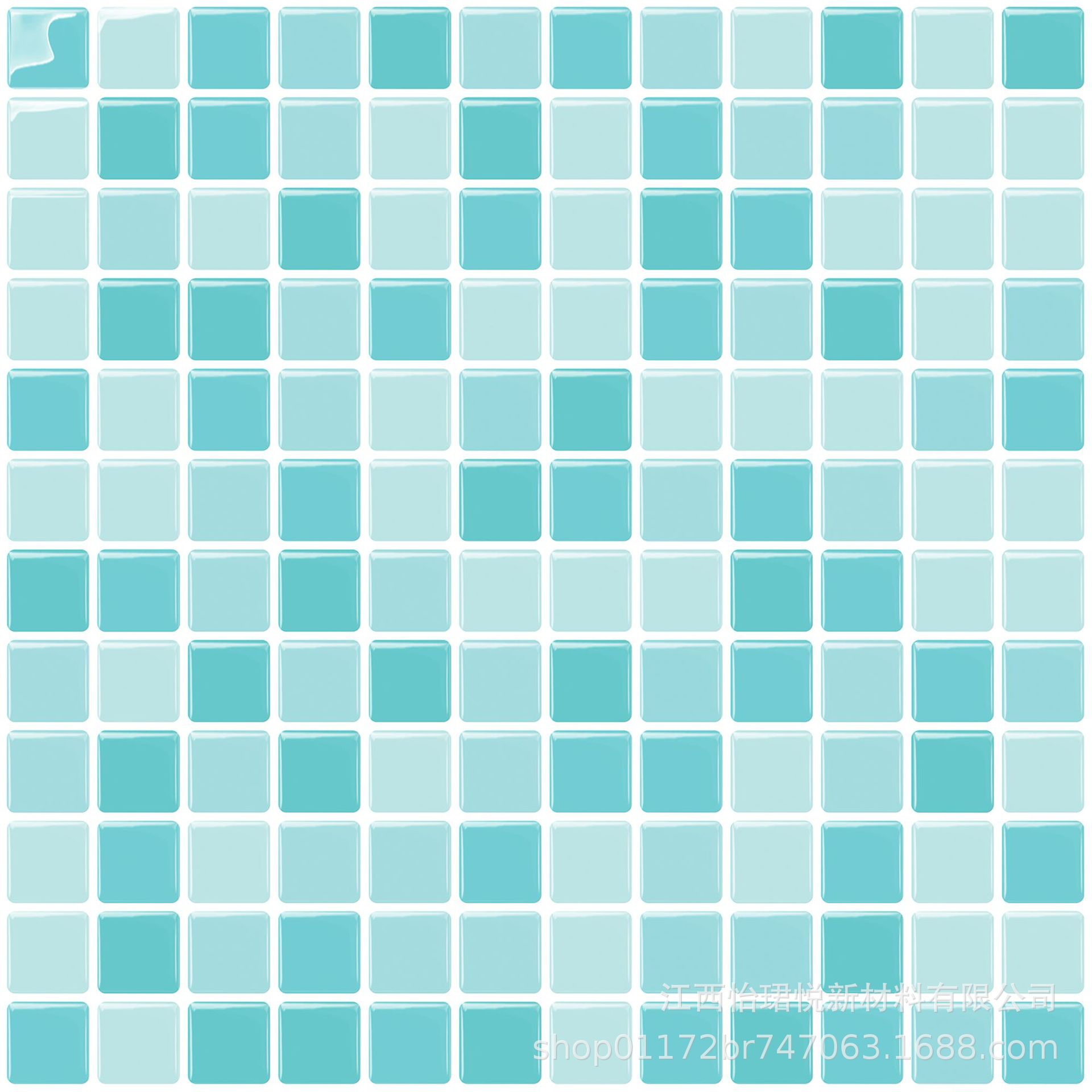 3D ceramic tile crystal wall sticker self-adhesive DIY mosaic home decoration kitchen oil proof bathroom waterproof three-dimensional
