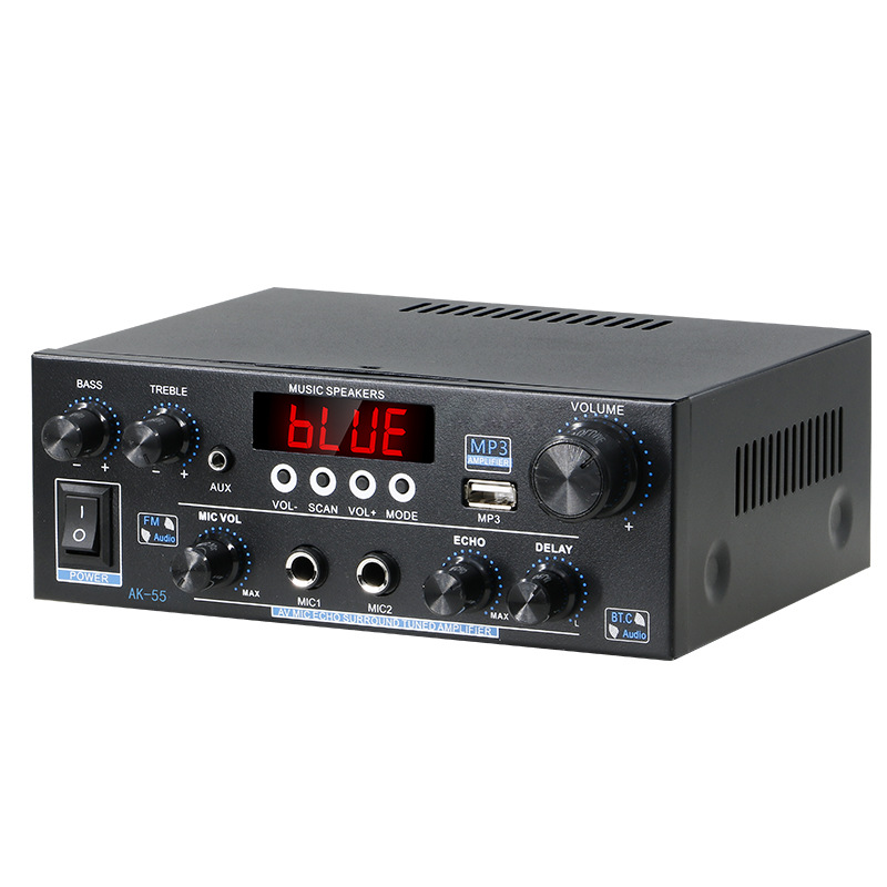 Цифровой HiFi усилитель мощности Bluetooth AK-55