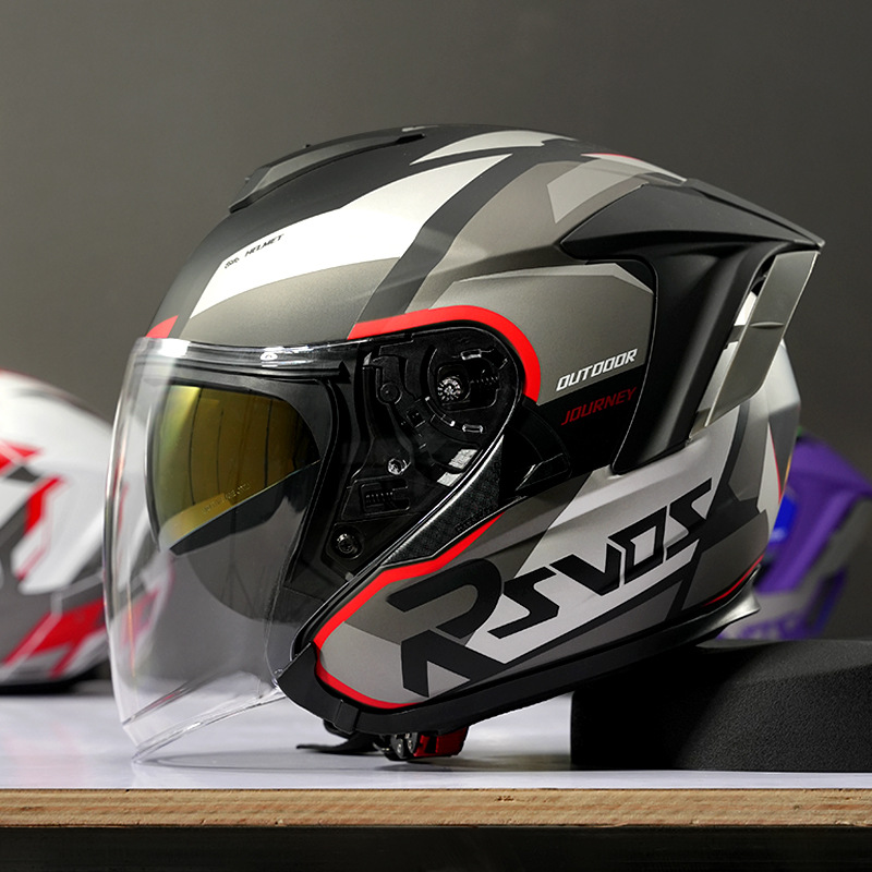 RSV Motorcycle Helme Men's Machine Женский лето-четверть шлема мотоцикл наполовину шлем Four Seasons Universal Ro-5