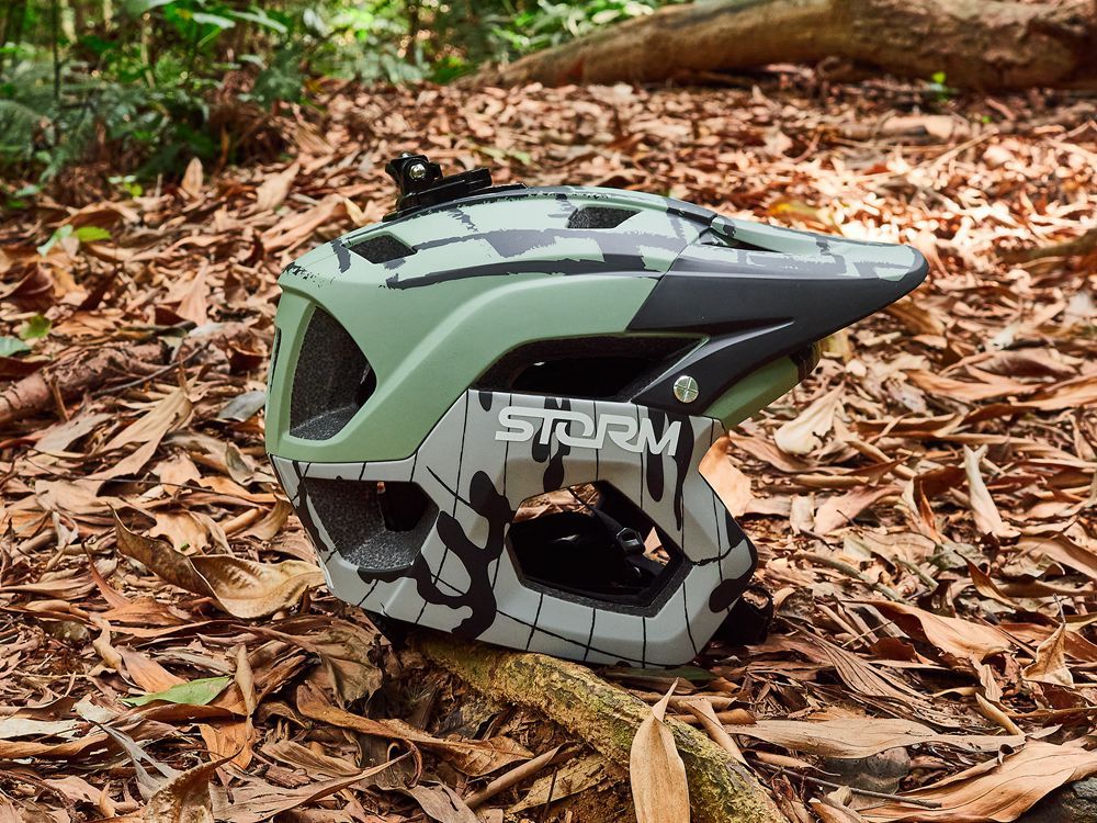 Fox's Spanish story mountain bike DropFrame off-road AM half helmet Enduro ultra light and breathable 3/
