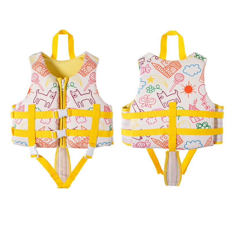 Children's life jackets, professional buoyancy vests for boys and girls, buoyancy vests for snorkeling, swimming, keeping warm, drifting