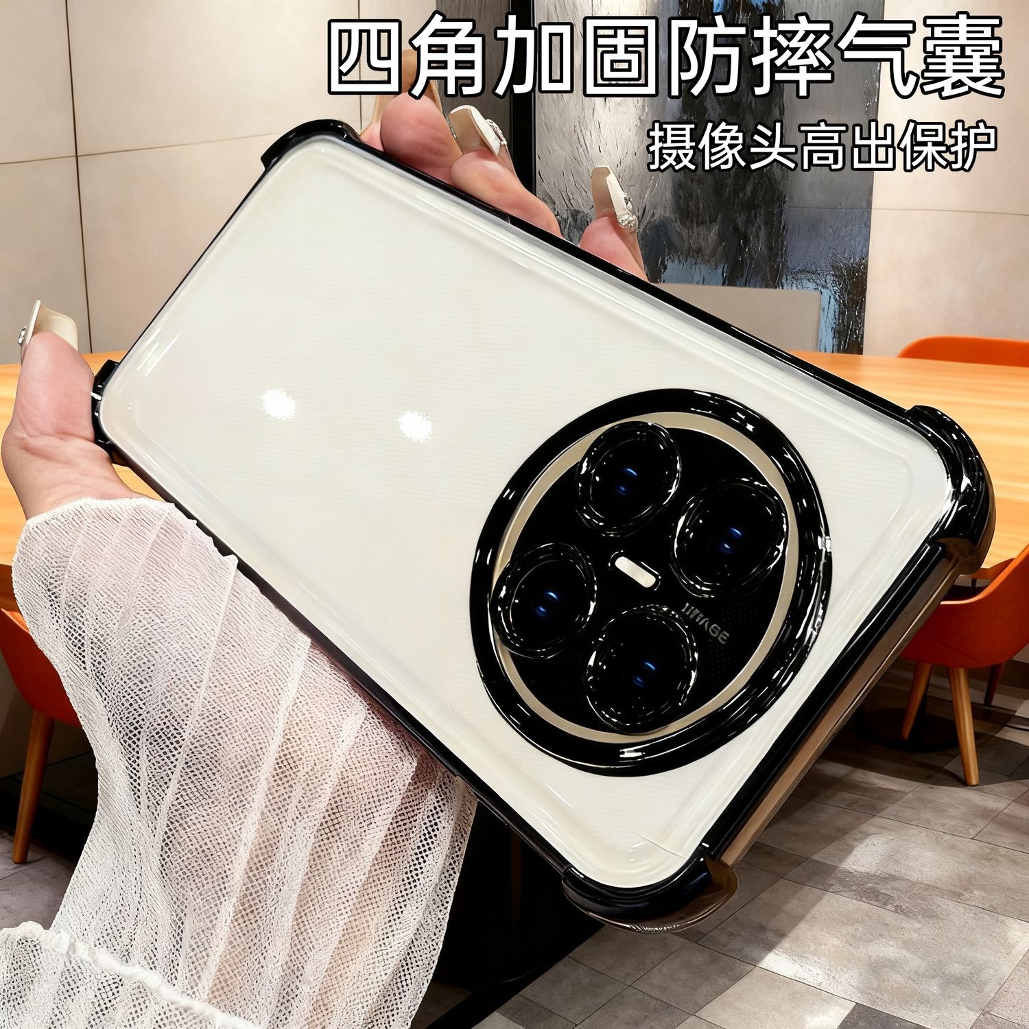 Suitable for Huawei Mate80 glitter anti drop phone case with makeup mirror holder magnetic suction lens film wholesale soft shell