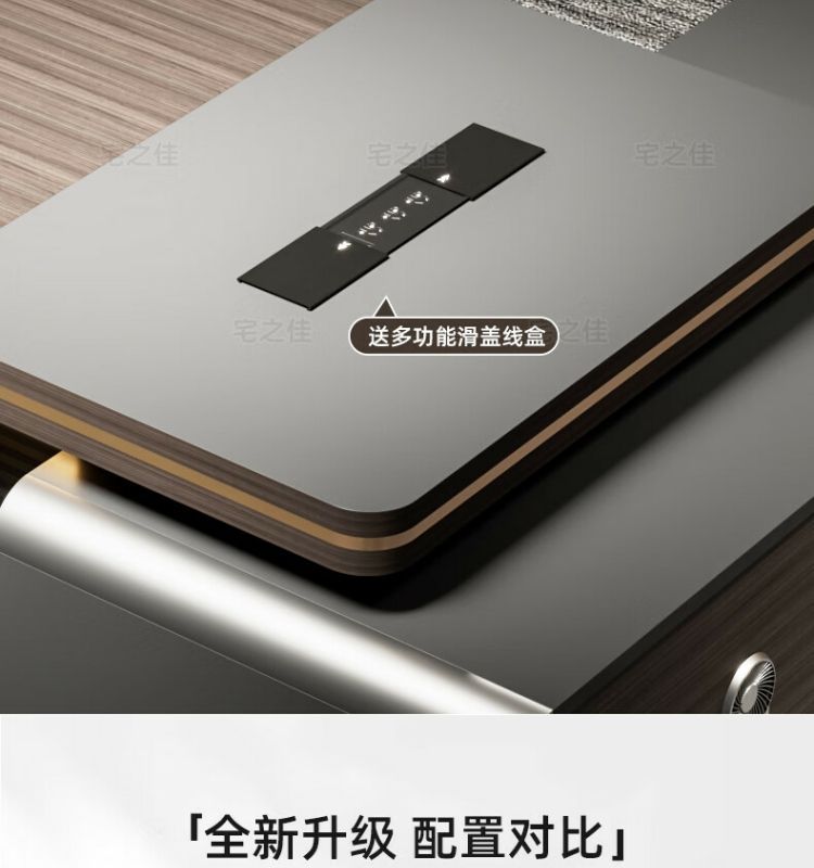 Zhaijijia Light Luxury Boss Desk Simple Modern Chairman President Office Supervisor Manager Office Desk