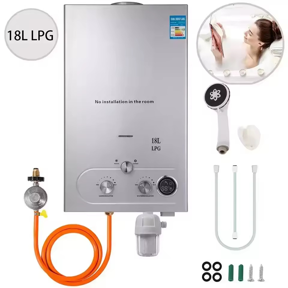 Газовый водонагреватель Кан Мелидо 18L (Сжиженный газ)