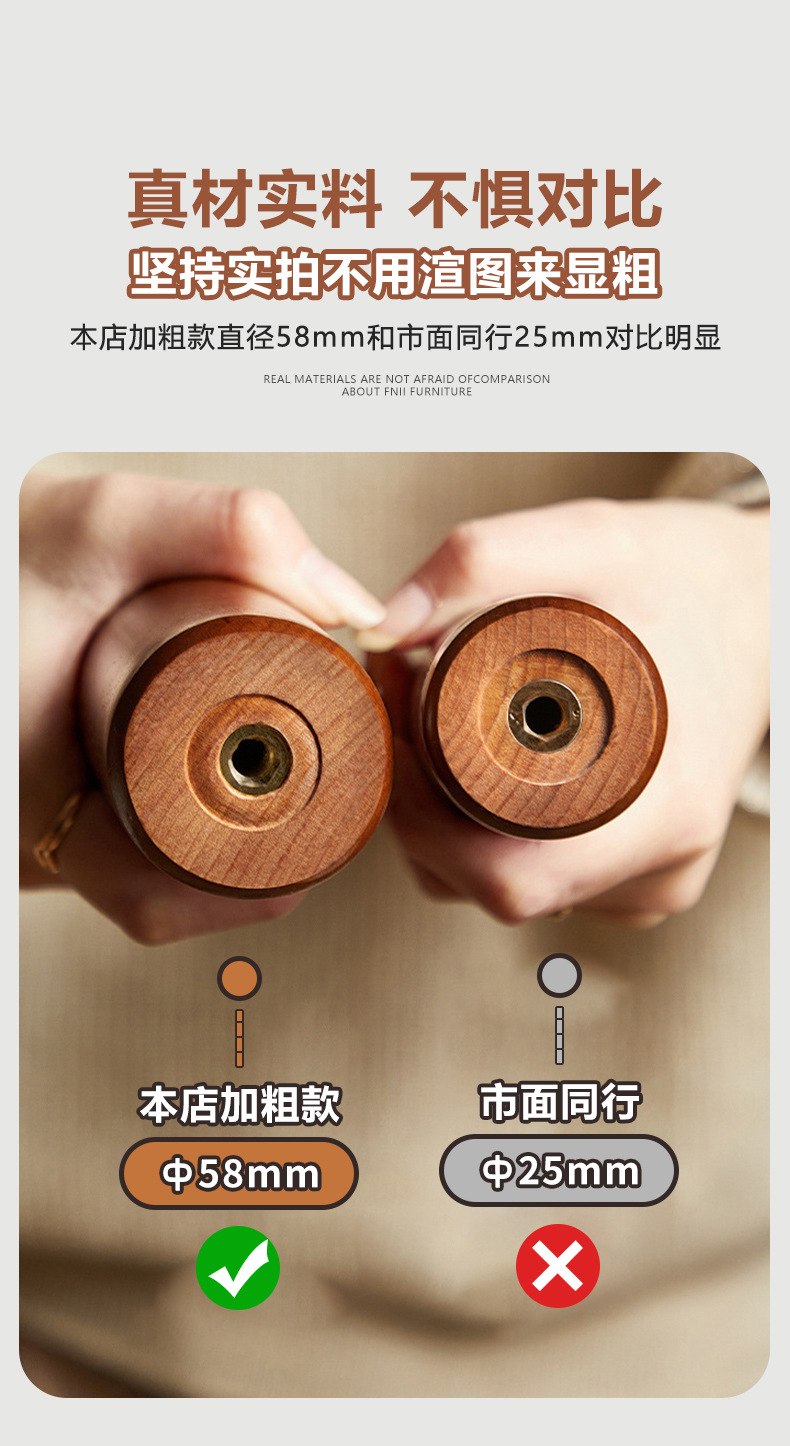 Solid wood clothes hanger, floor standing clothes rack, vertical beech wood, lazy person, movable storage, solid wood environmentally friendly clothes rack