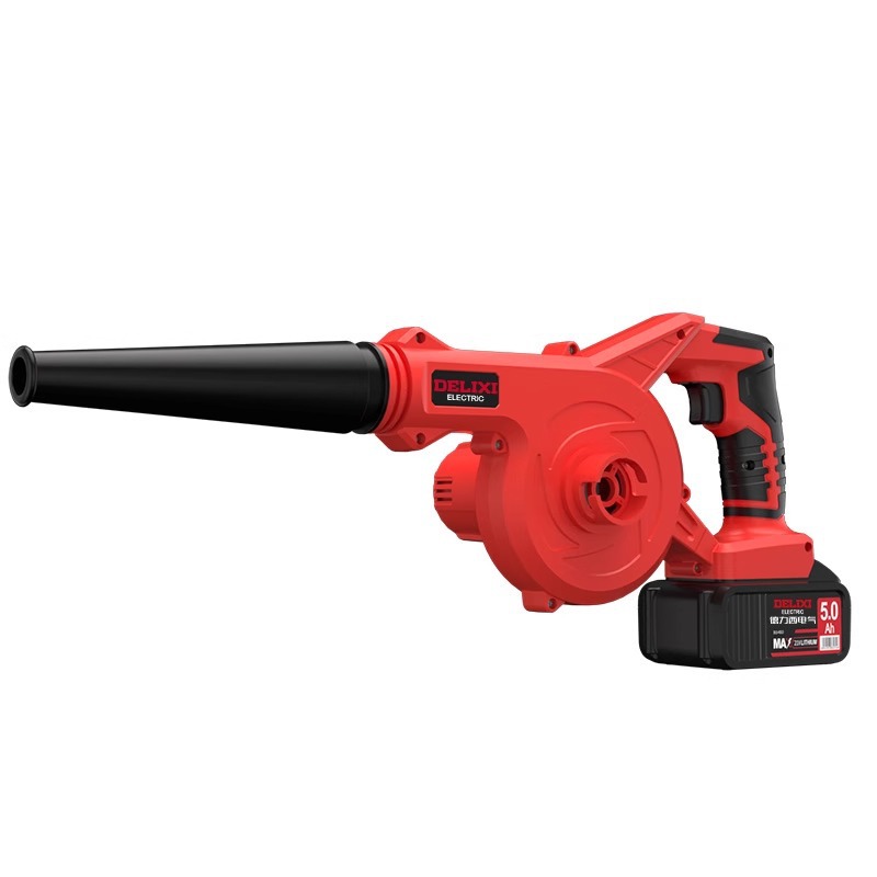 Delixi lithium electric hair dryer, charging blower, high-power industrial multifunctional household computer dust collector