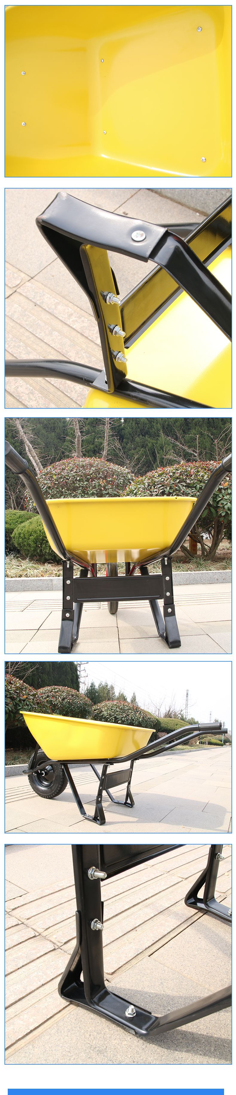 Unicycle, deep bucket, agricultural household small cart, construction site bulldozer, lightweight garbage handling, small bucket handcart
