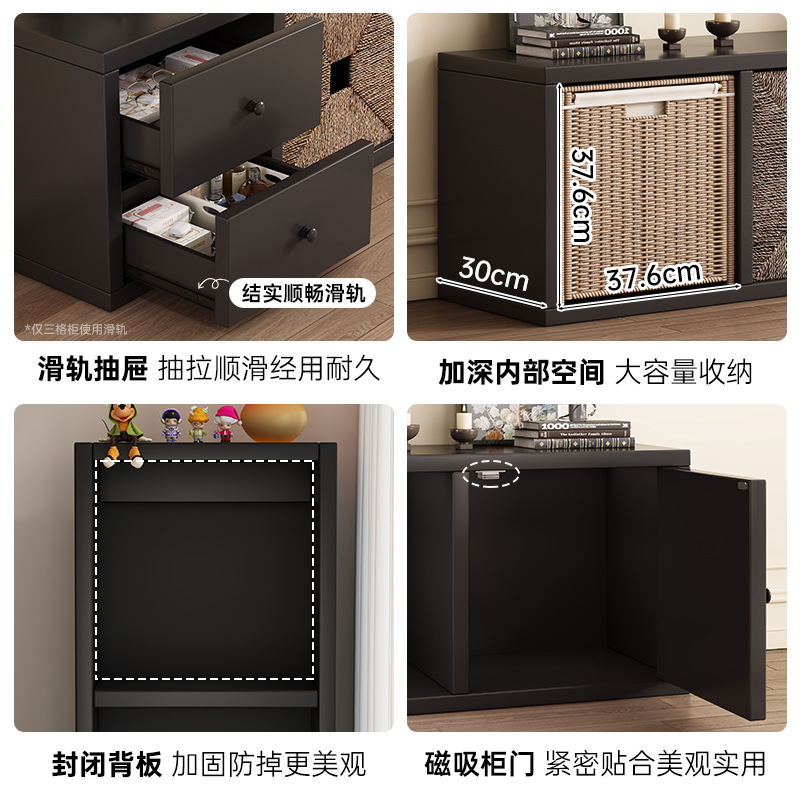 Стеллаж-книжный шкаф Mihao SG012012 в японском стиле