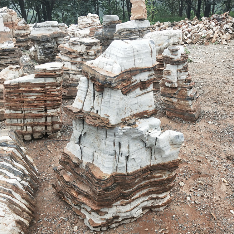 Тысячи камней Qi Shi Garden Landscape Stone Engineering Landscape Производители оптом тысячи каменных ракет бесплатный дизайн