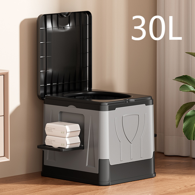 Mobile folding odor proof multifunctional toilet, baby seat toilet, adult car emergency car portable toilet