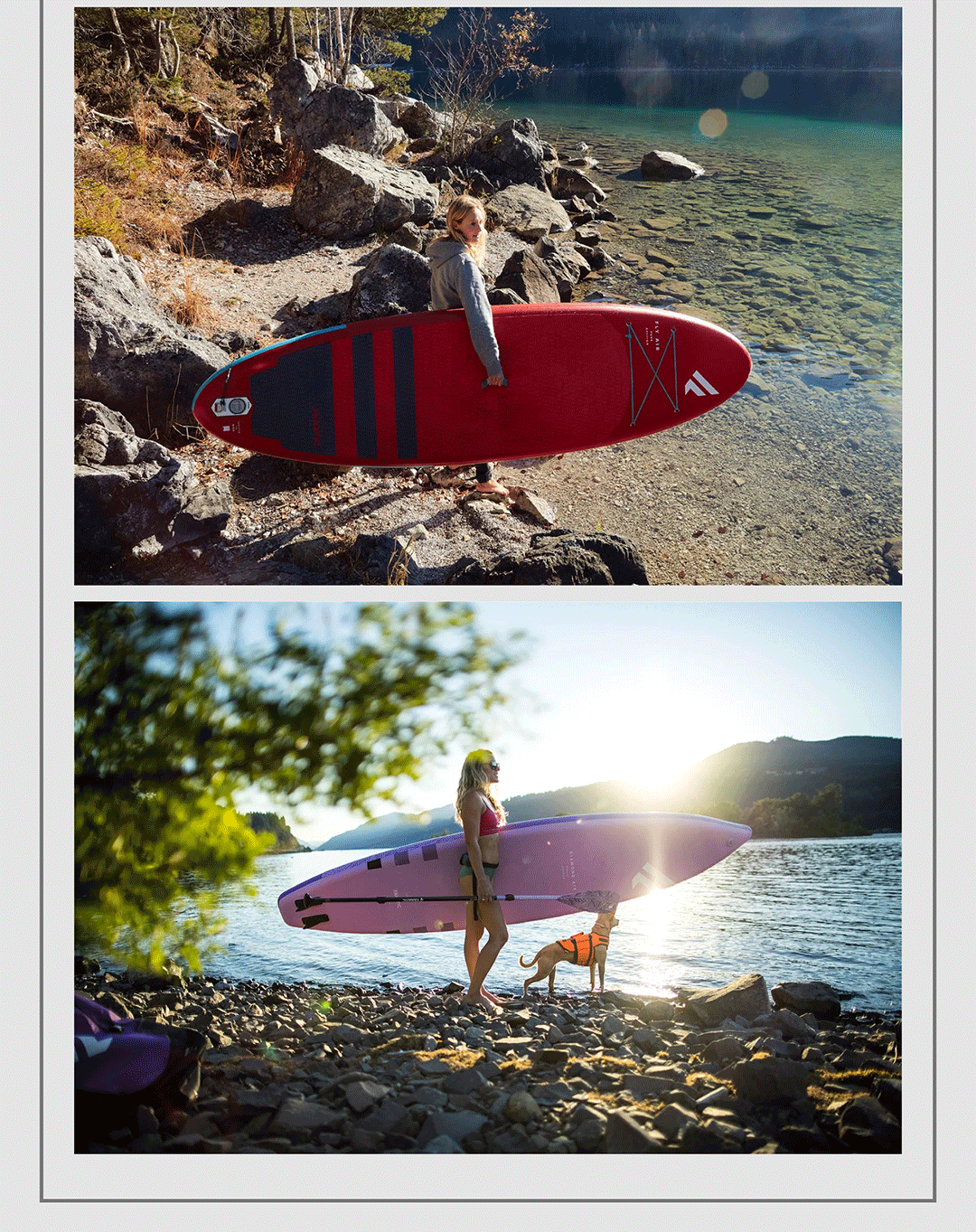 Creative Group FANETIC brand paddle board inflatable cruise racing SUP adult paddle board surfboard set