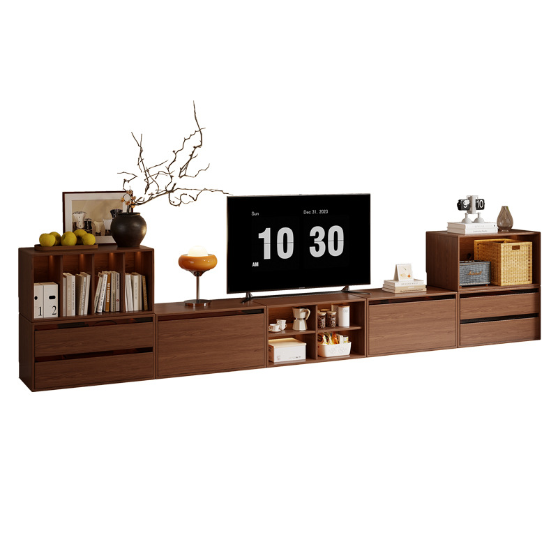 Модульный стеллаж-шкаф из массива дерева Chenjie Furniture