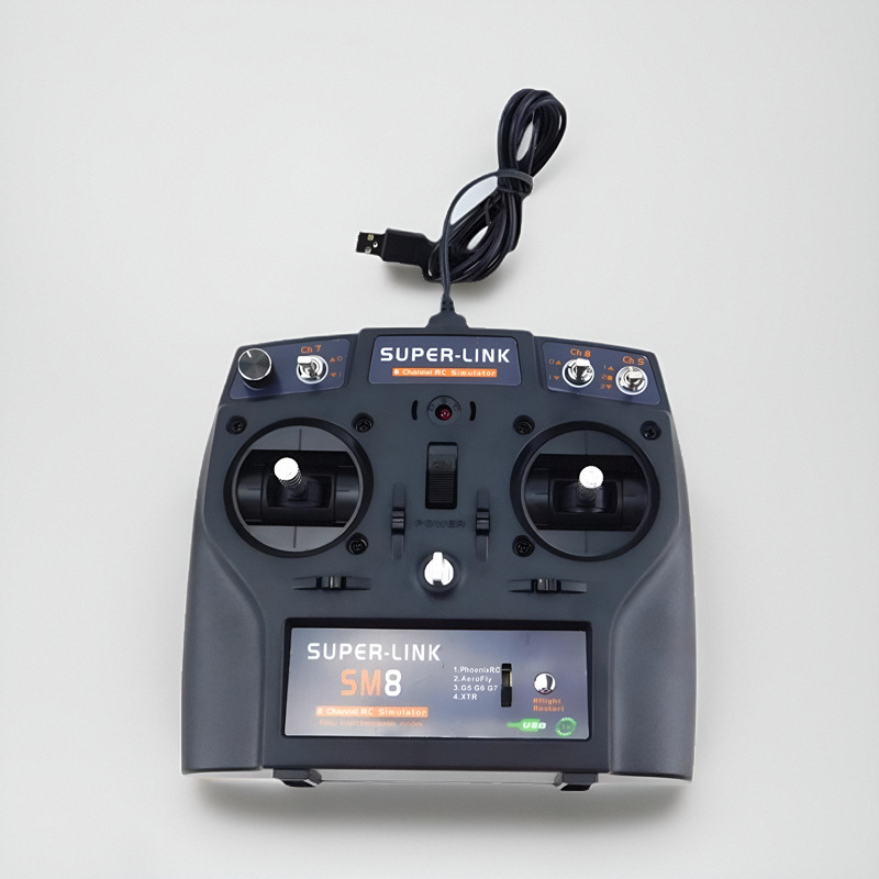 8-channel SM8 simulator (KC8) model drone remote control G7 G7.5 Phoenix 5 XTR online connection