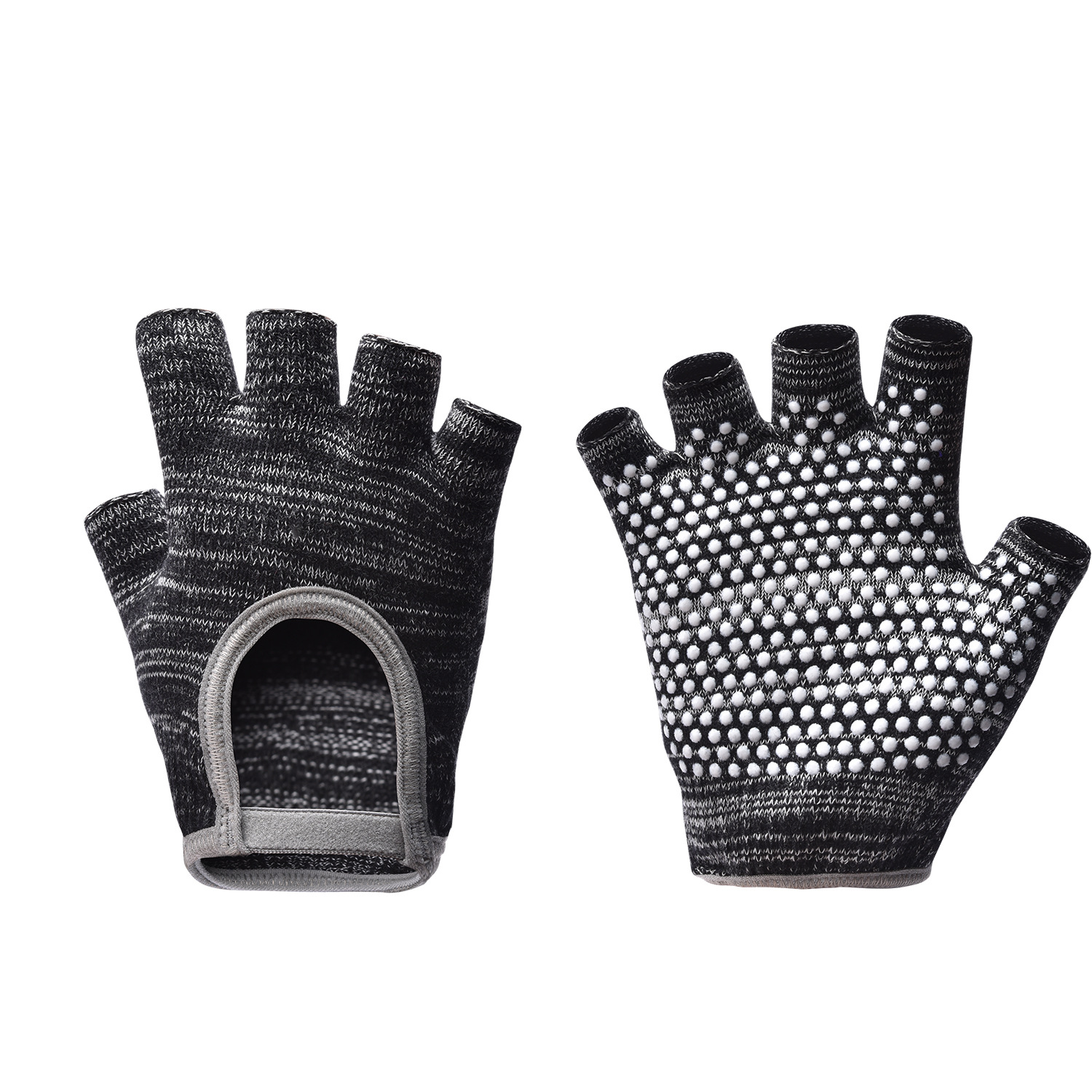 [Yoga Gloves B1] Half Finger Female Fitness Barbell Lifting Pot Equipment Cycling Road Bike Jumping Rope Badminton Cocoon Prevention