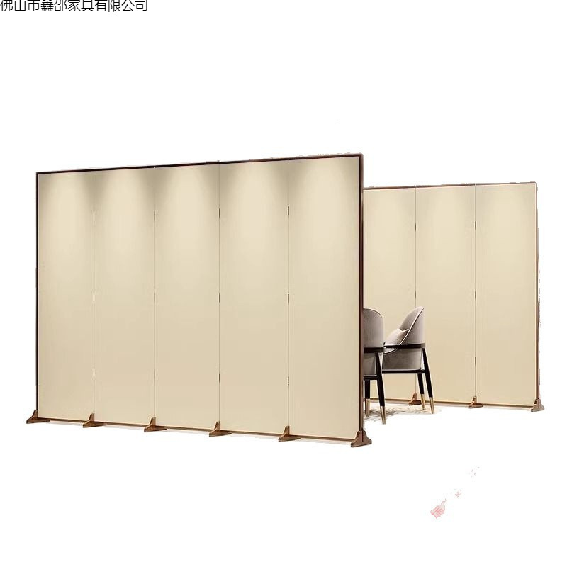 Simple modern Chinese style screen partition, living room covering, entrance office, hotel foldable folding electric fan