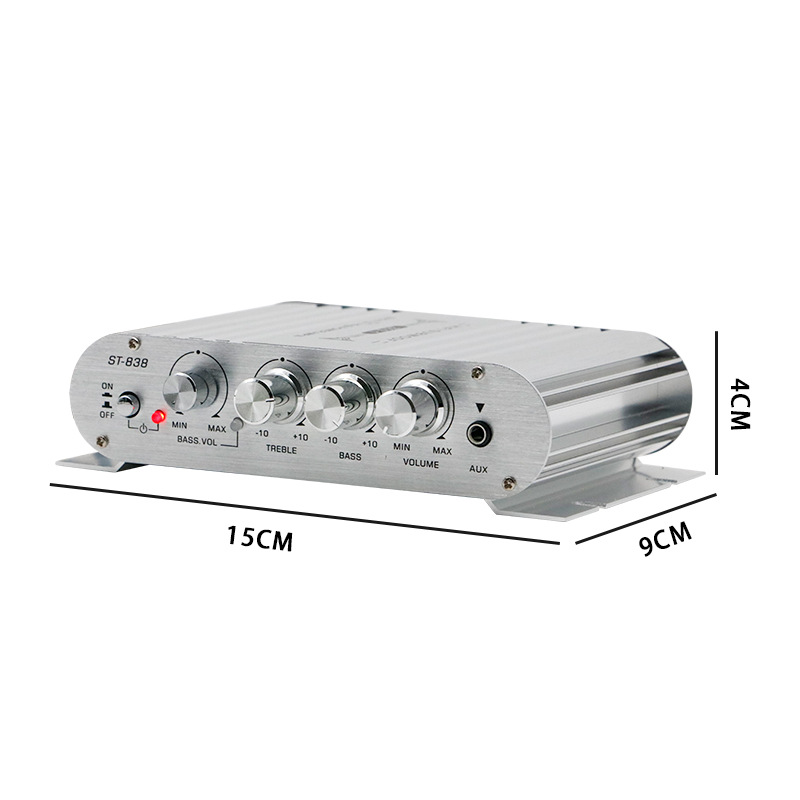 Усилитель HiFi LDZS ST838 2.1 канал с Bluetooth