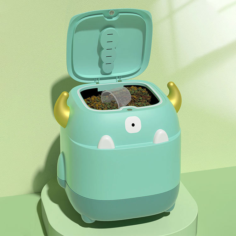 Inly Yingli Monster Dog Grain Box Here Grain Starre Harre Barrel Barrel Широкий хранение хранения большая емкость