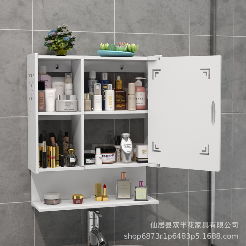 Зеркальный шкаф для ванной комнаты Jiahongxuan настенный водонепроницаемый