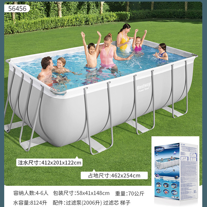 Intel Children's Swimming Pool Bestway Adult Stand Swimming Pool Large Fish Keeping Pet Baby Bathing Pool