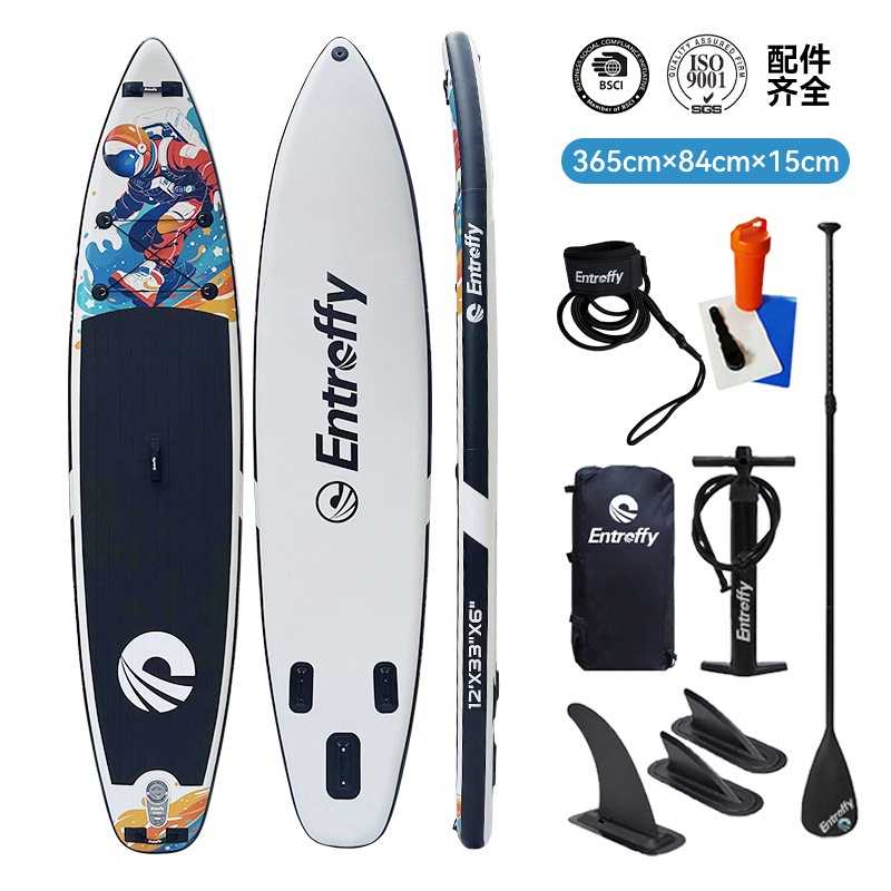 Paddleboard, double-layer surfboard, standing inflatable paddleboard, paddle board, rowing, racing yoga, soft board, floating board