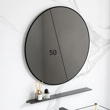 Beauty intelligent bathroom mirror cabinet, single cabinet, thickened wall mounted, intelligent with light and storage integrated mirror cabinet, mirror lens