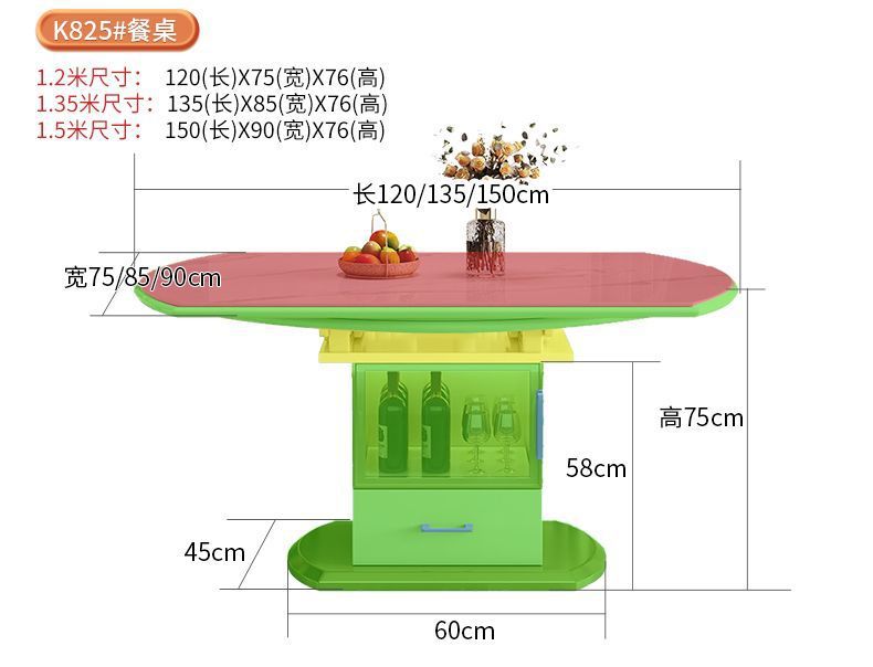 Light luxury rock board dining table, dining chair, household simple dining table, round table, extendable induction cooker, storage table, wholesale