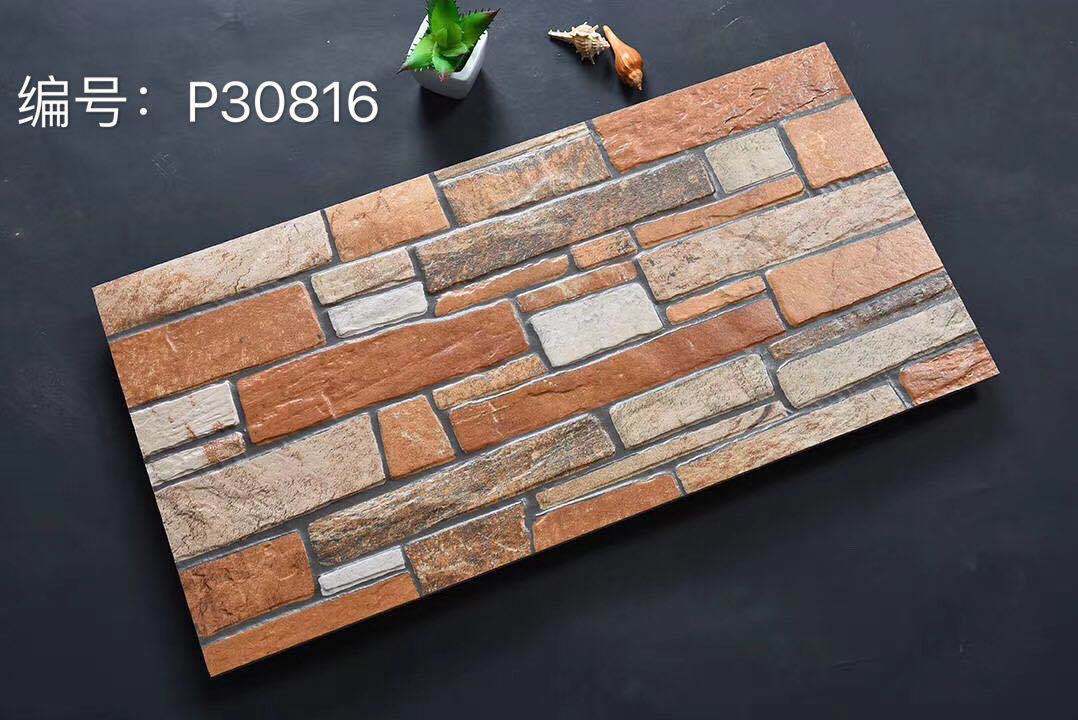 Античный кирпич 300x600, имитация культурного камня, наружная стена, кирпич, кирпичная вилла в стиле ретро, самодельный дом, стена во дворе, наружная стеновая плитка
