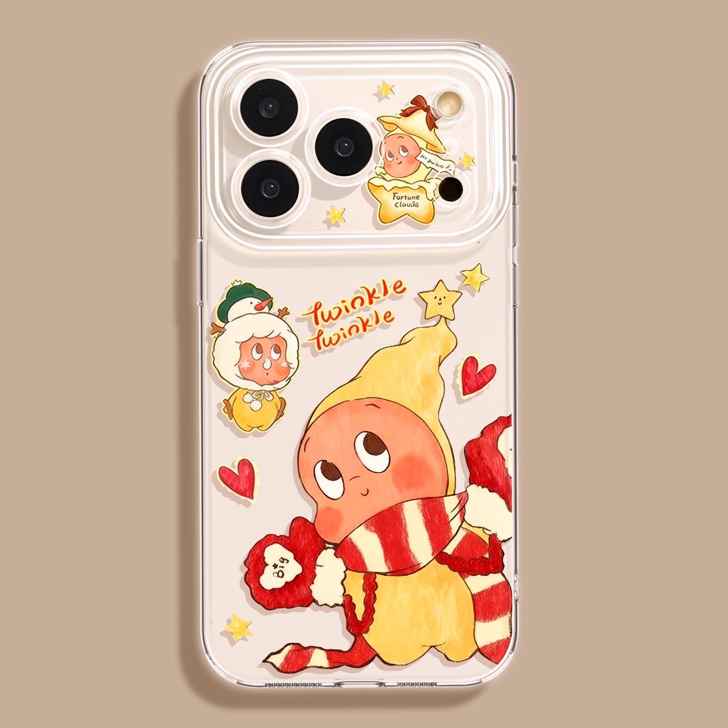 Star People Suitable for iPhone 17 Pro/16 Plus Transparent Phone Case Apple 11/12/13 Pro/xs All Inclusive