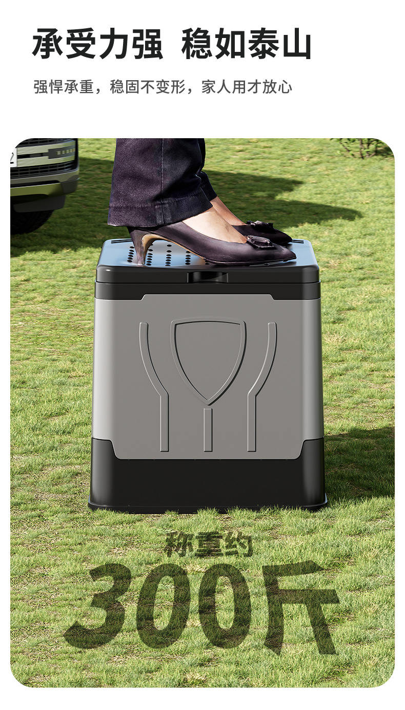 Mobile folding odor proof multifunctional toilet, baby seat toilet, adult car emergency car portable toilet