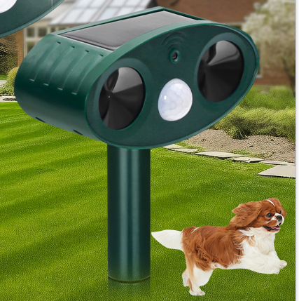 Multi functional outdoor solar ultrasonic animal repellent, mouse repellent, bird repellent, cat and dog repellent