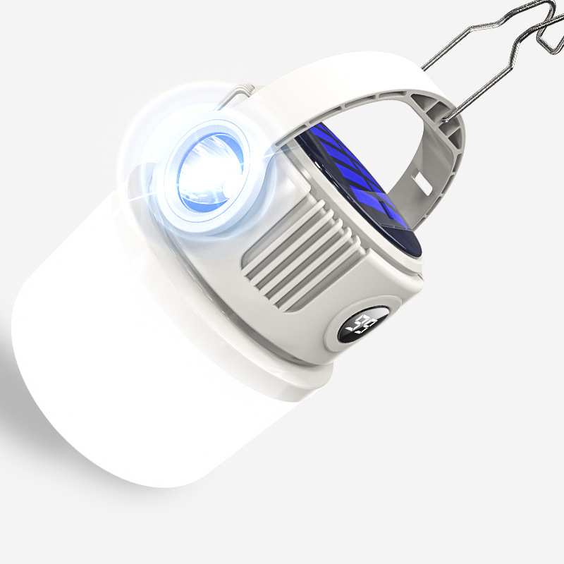 Popular solar powered outdoor camping lights for large customers, with long battery life and strong light. Portable charging lighting for camping stalls