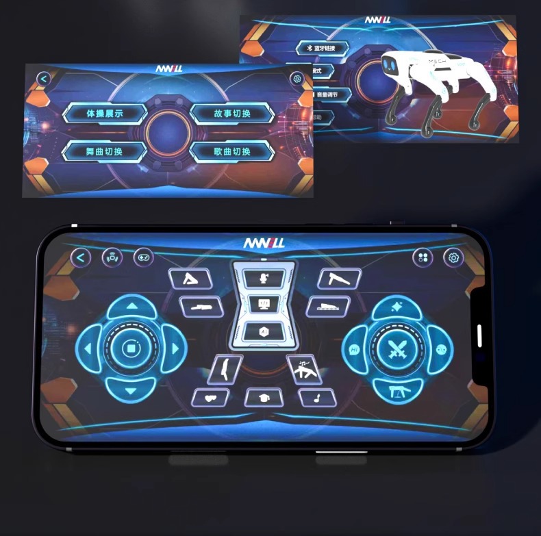 Cross border English Mechanical Dog AI Bionic Intelligent Robot Dog Remote Control and APP Controllable Simulation Technology Toy Dog