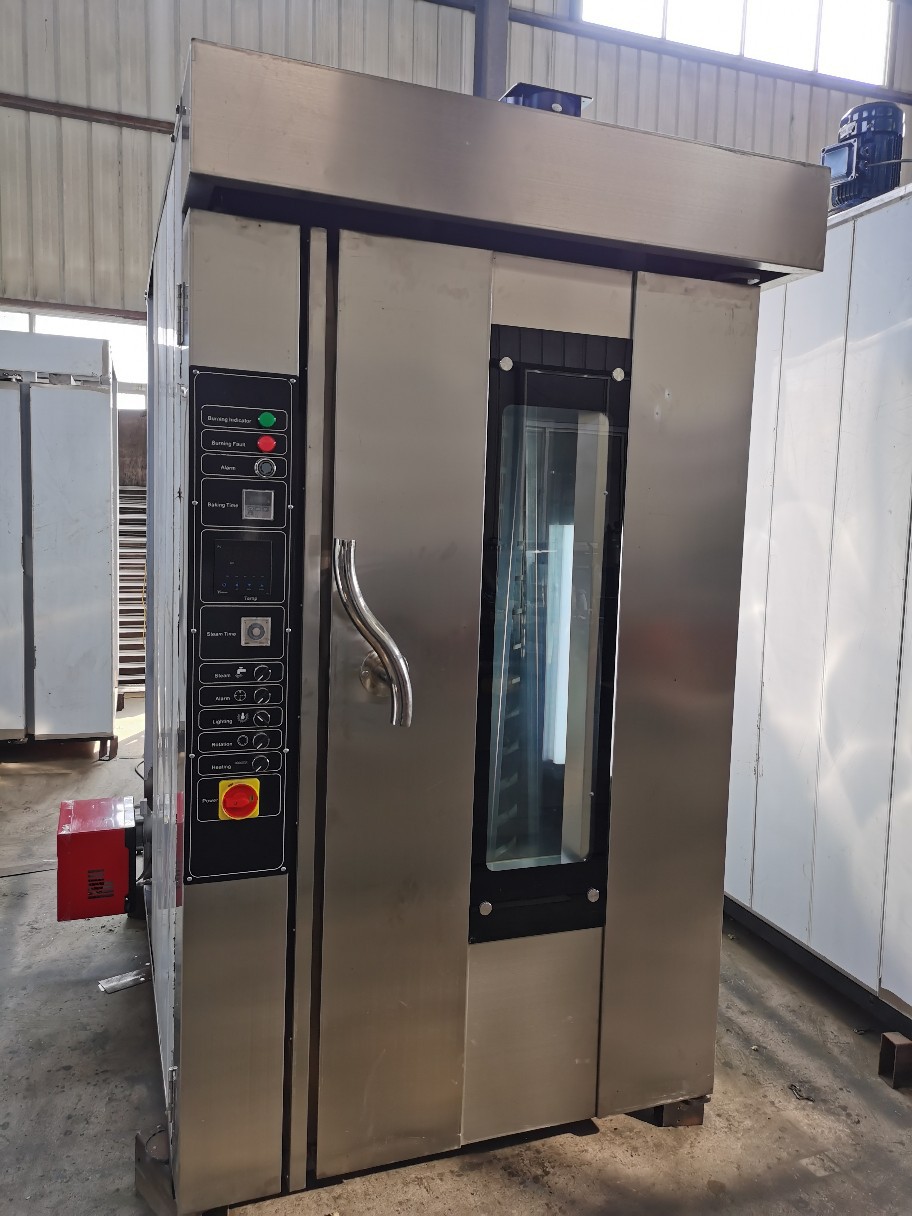 Chengruo brand 32 plate hot air rotary stove, toast baking oven, food processing industry oven