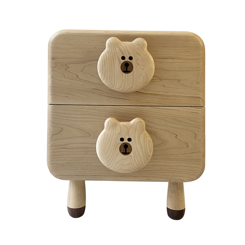 Прикроватная тумбочка из массива черного ореха AMY Furniture