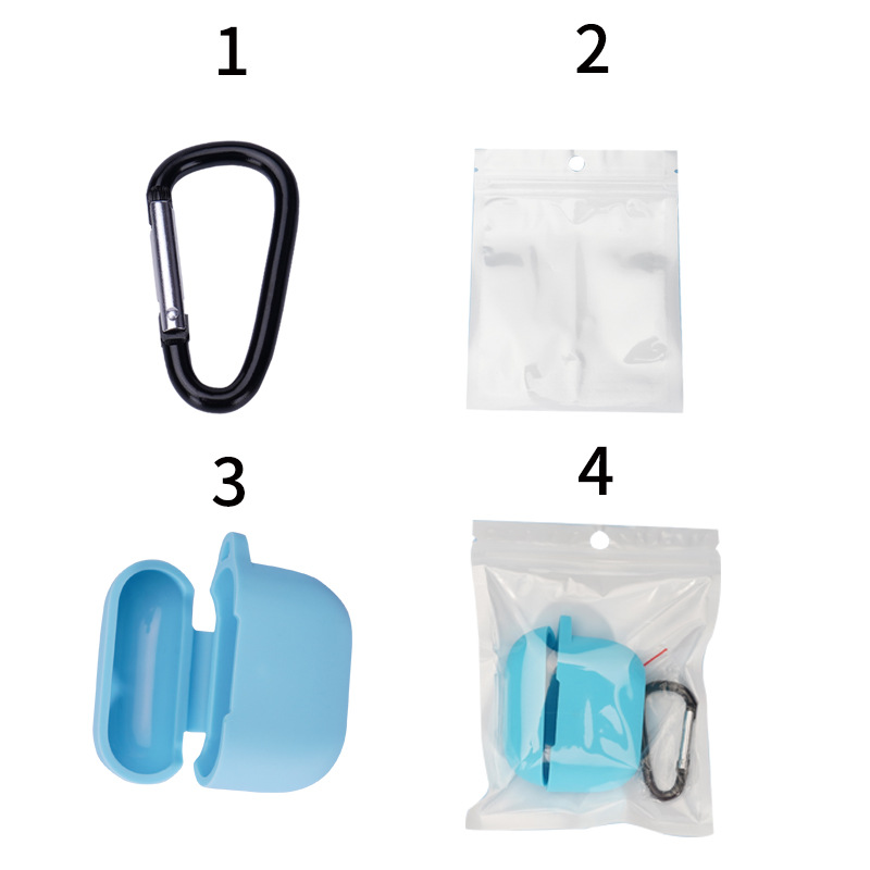 Suitable Airpodspro3 protective case for Apple wireless Bluetooth earphones, silicone one-piece thick earphone cover