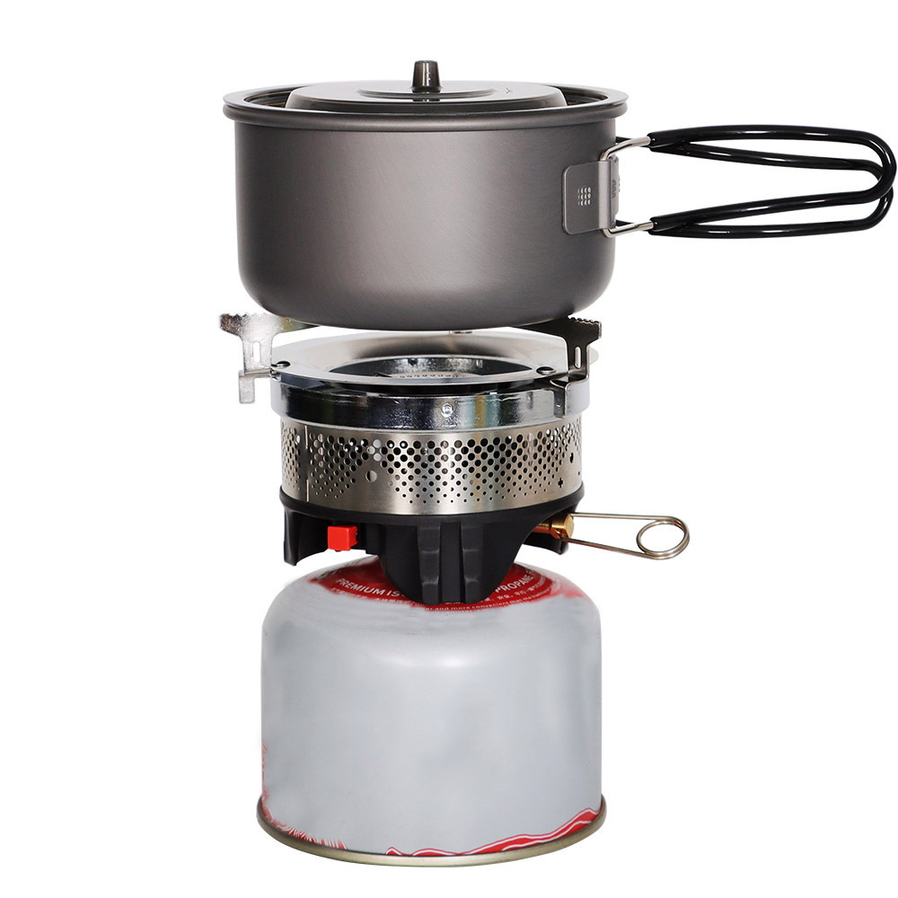 Backpacker Outdoor Windproof Stove Camping Set Pot Portable Stove Head Highland Reactor Gas Stove Supplies Stove