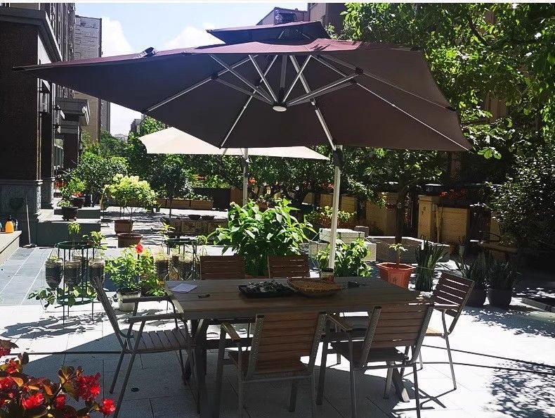 Outdoor sunshade, courtyard umbrella shed, sun umbrella, commercial stall, outdoor Roman umbrella, garden villa, outdoor Roman umbrella