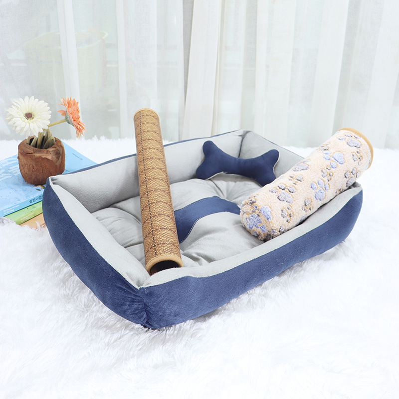 Doghouse Four Seasons Universal Cat Cushion Summer Teddy маленькая собака большая собака золотисто -ретривер
