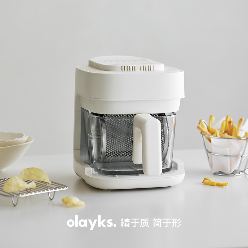 Аэрофритюрница Olayks Immediate стеклянная многофункциональная KQZG00601