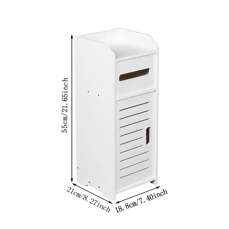 Bathroom storage cabinet, side cabinet, narrow cabinet, floor standing toilet, toilet shelf, standing cabinet, side cabinet, bathroom cabinet