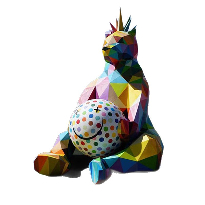 FRP Sculpture Mall Outdoor ландшафт красивый городской квадрат мультфильм пол