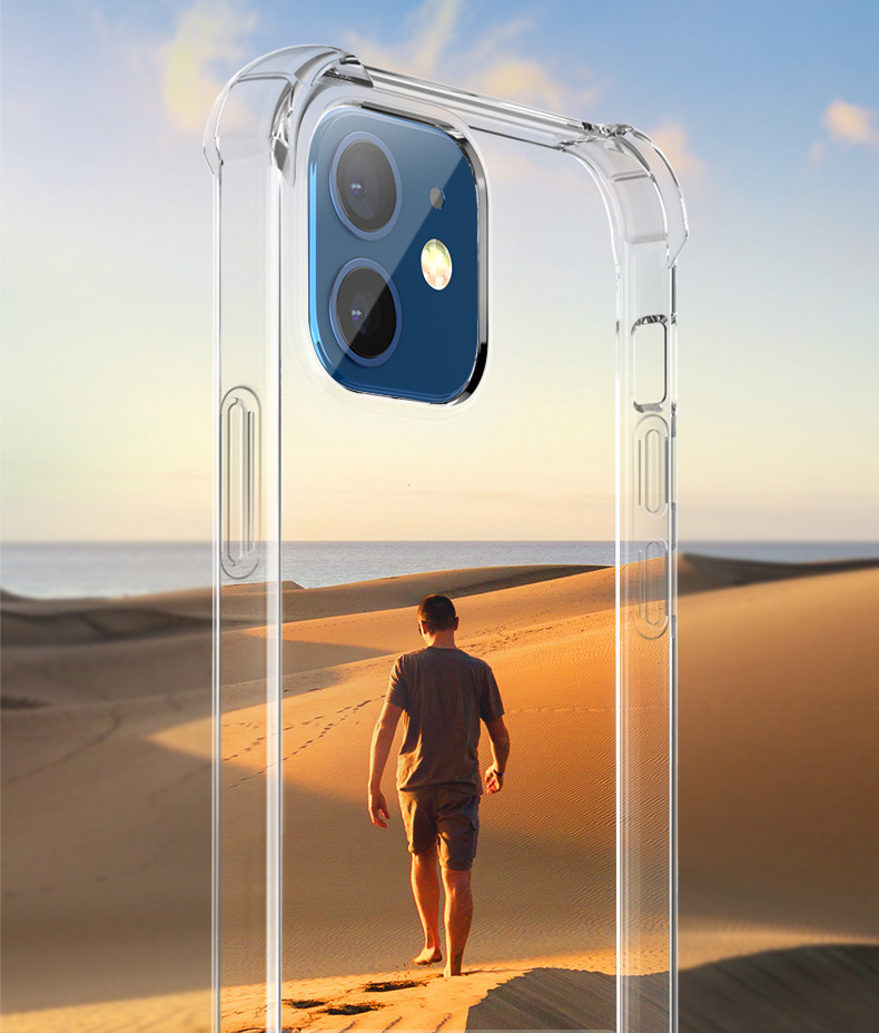17 Suitable for 12Pro Apple 14 phone case 16Pro transparent iPhone 11 all inclusive XR airbag 13 case 15 anti drop