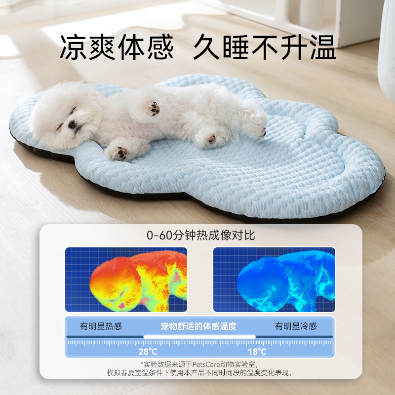 Весна и летние собачьи облака 3D охлаждающая подушка Cool Cat Gnes, Dog Gnes