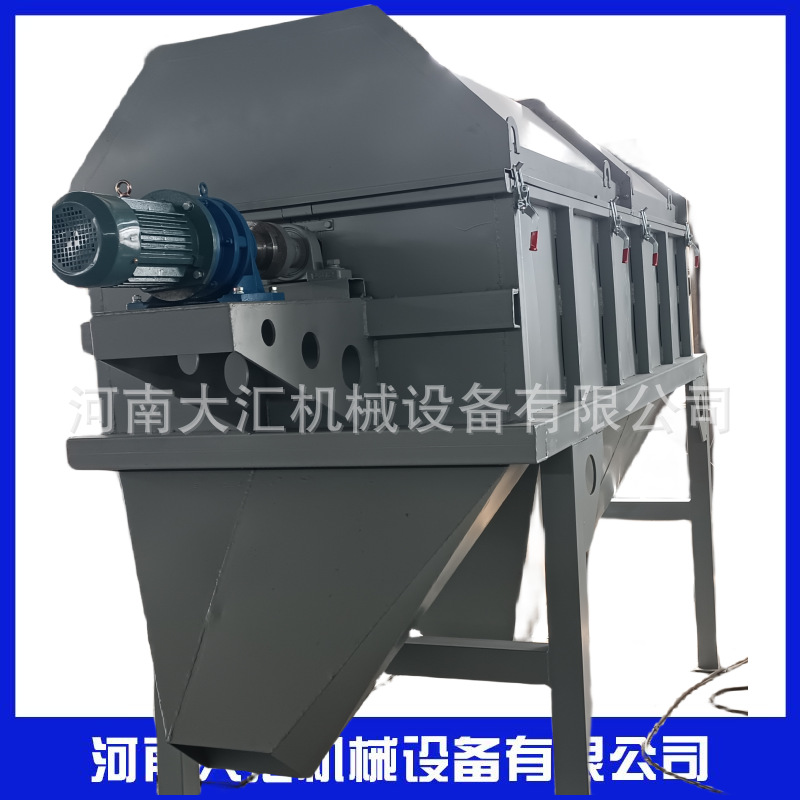 封闭式毛刷清式滚筒筛选机 大汇机械 GTS碳素大小颗粒无轴滚筒筛