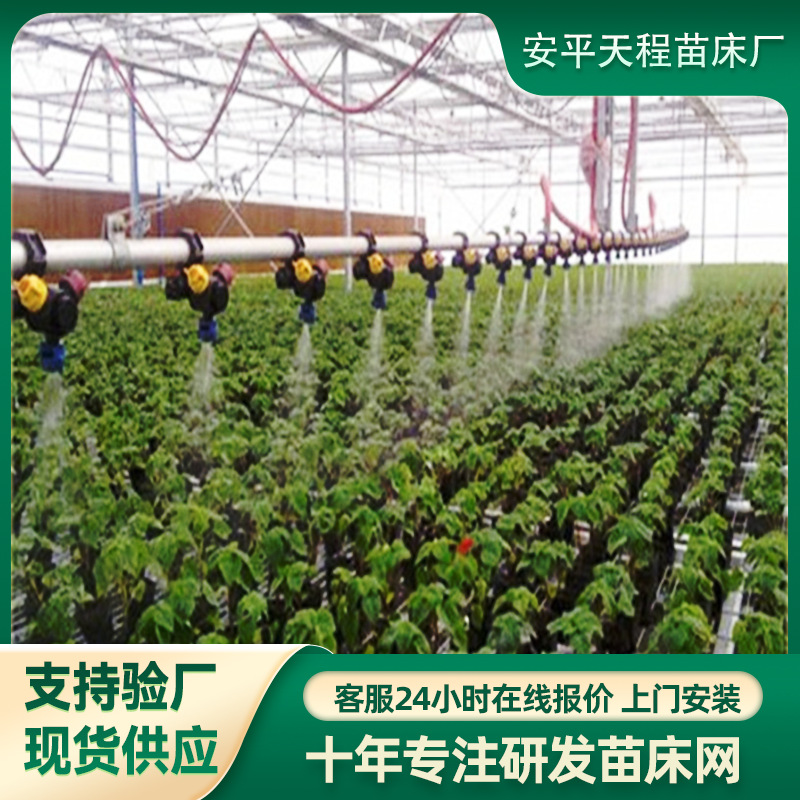 Manufacturer greenhouse seedling bed flower greenhouse planting soilless cultivation fixed hot-dip galvanized seedling bed accessories