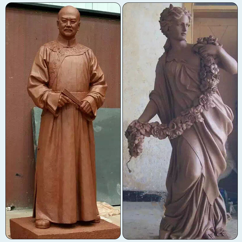 FRP Sculpture Factory актером Copper Charcy Campus кампус знаменитость Портретная площадь индивидуальные ландшафтные украшения открытый сад ландшафт