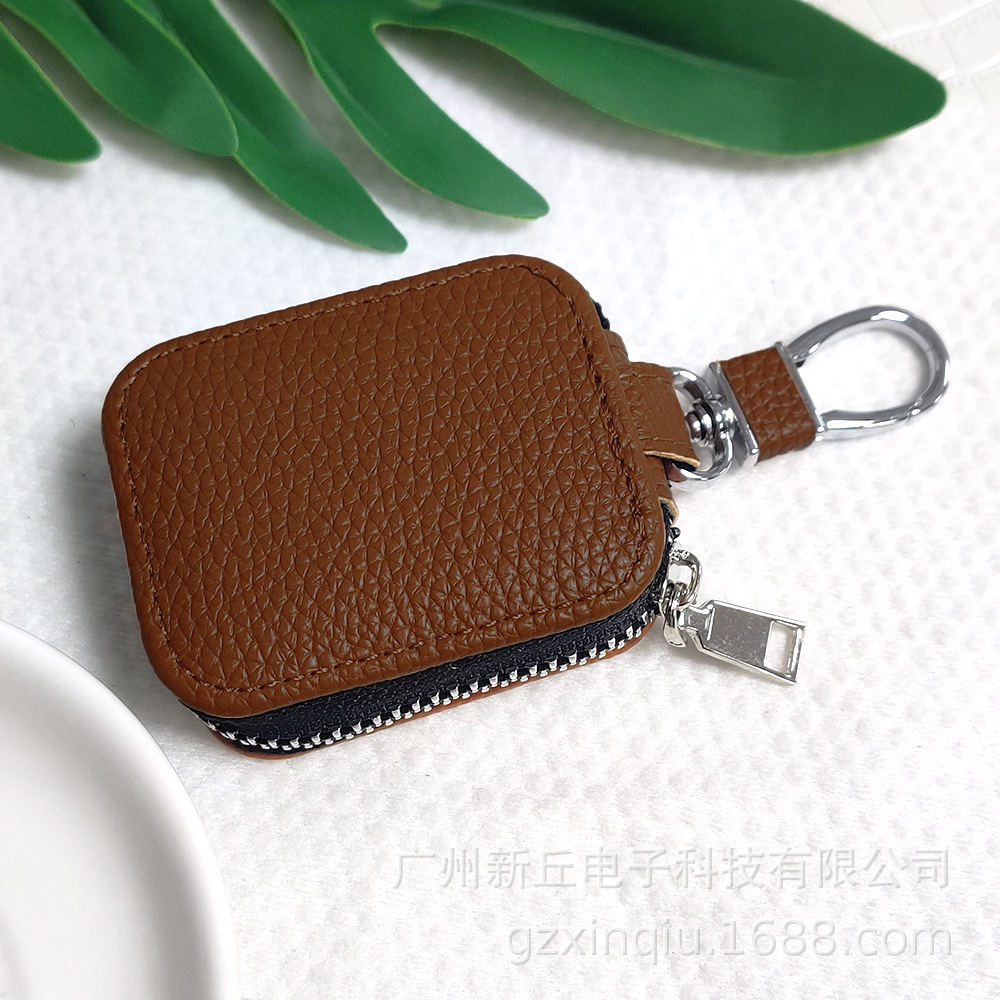 Simple lychee patterned headphone case suitable for AirPods Pro3/Pro2/AirPods 4 Xinqiu headphone case